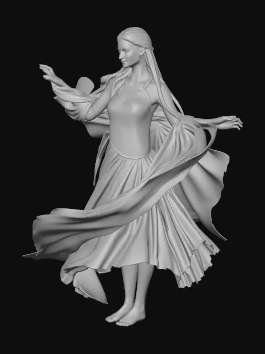 3D model for Ethereal Dance