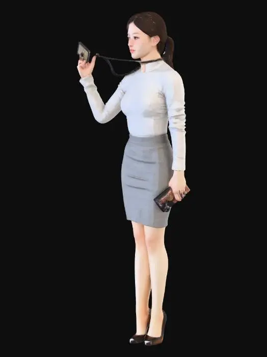 3D model for Street Chic Elegance