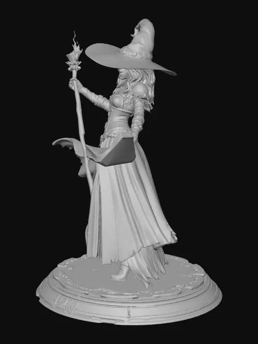 3D model for Enchanted Moonlit Sorceress