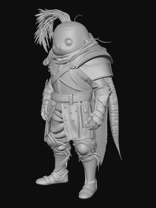3D model for Carrot Knight