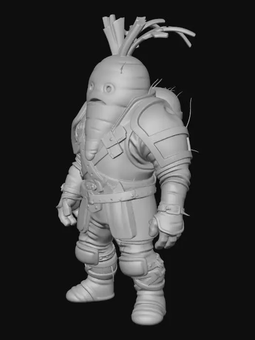 3D model for Carrot Knight