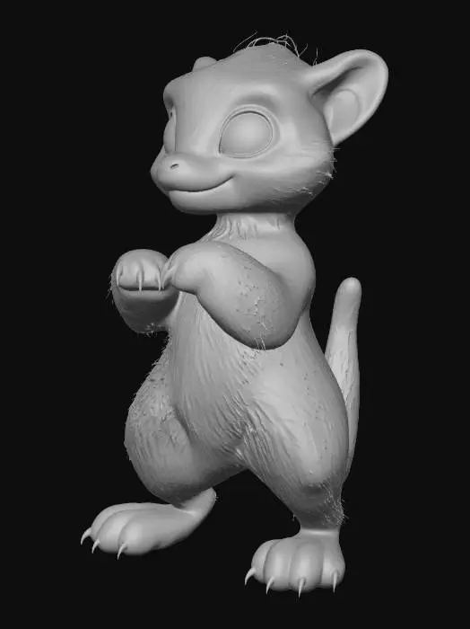 3D model for Furry Critter