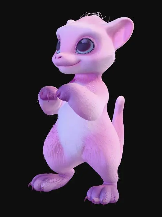 3D model for Furry Critter