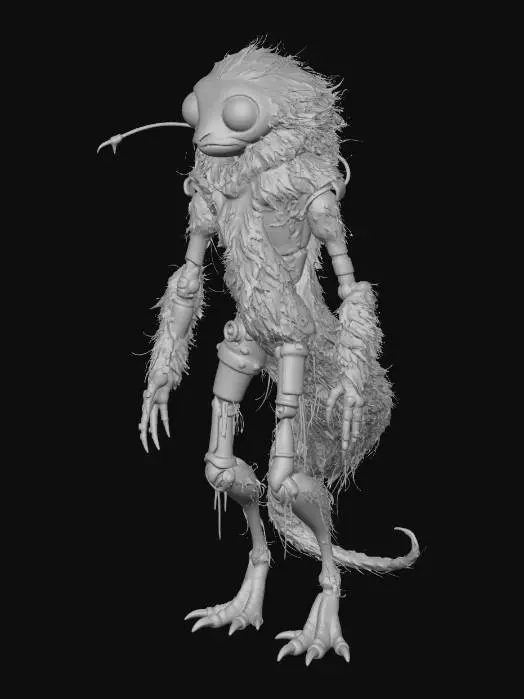 3D model for Dusty Wanderer