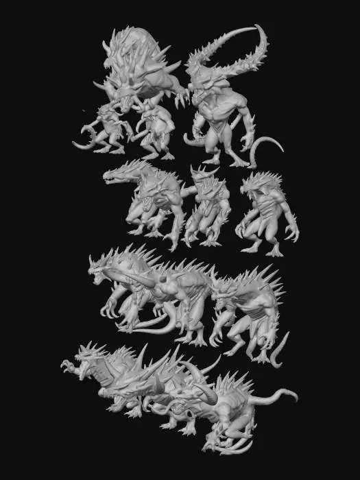 3D model for Infernal Bestiary