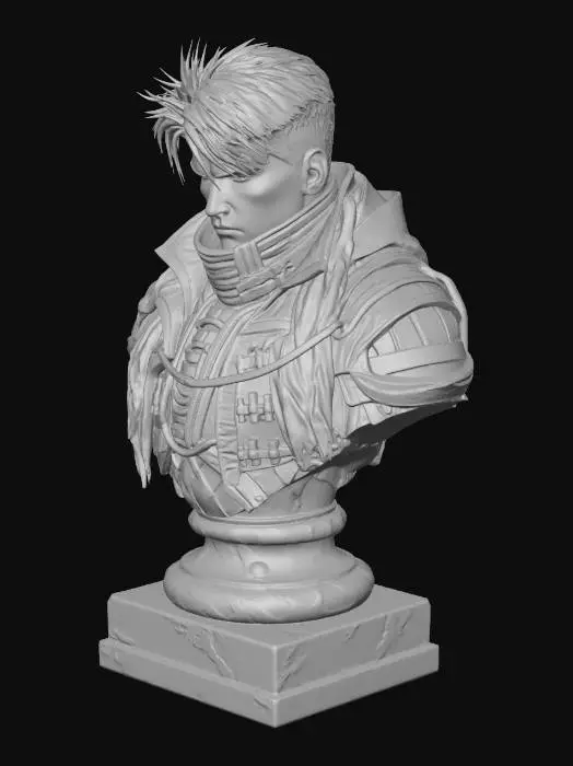 3D model for Crimson Warpaint