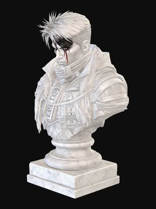 3D model for Crimson Warpaint