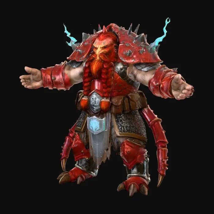 3D model for Crab Warrior's Resolve