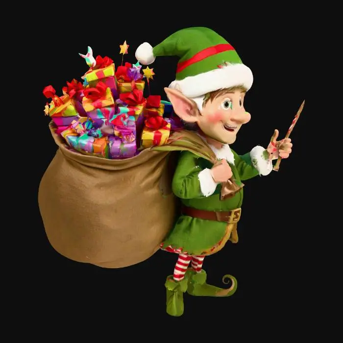 3D model for elf+3d+model