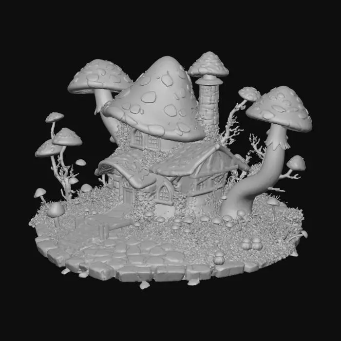3D model for toadstool_house_with_dancing_c.jpeg