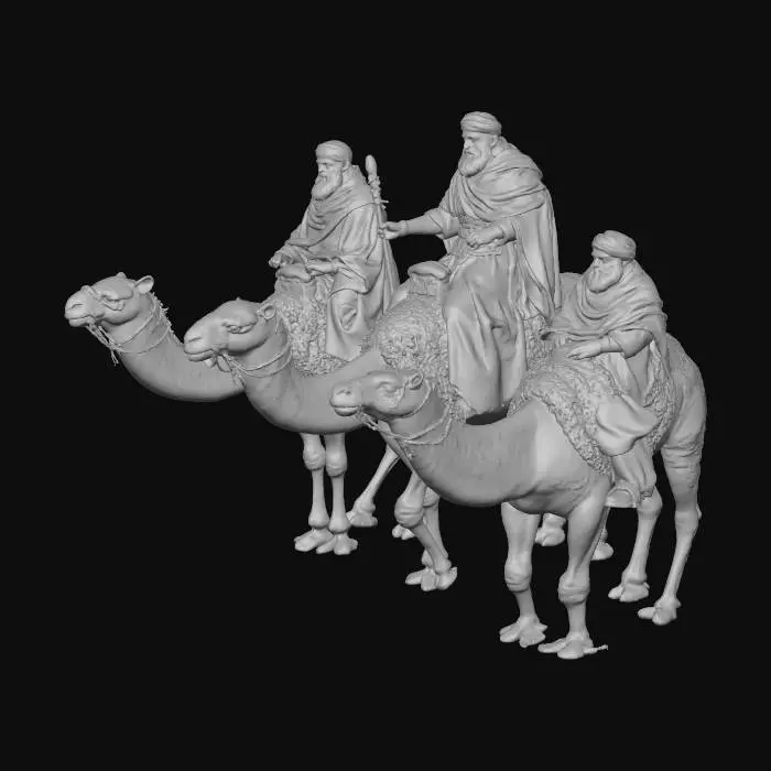 3D model for Desert Caravan Travelers