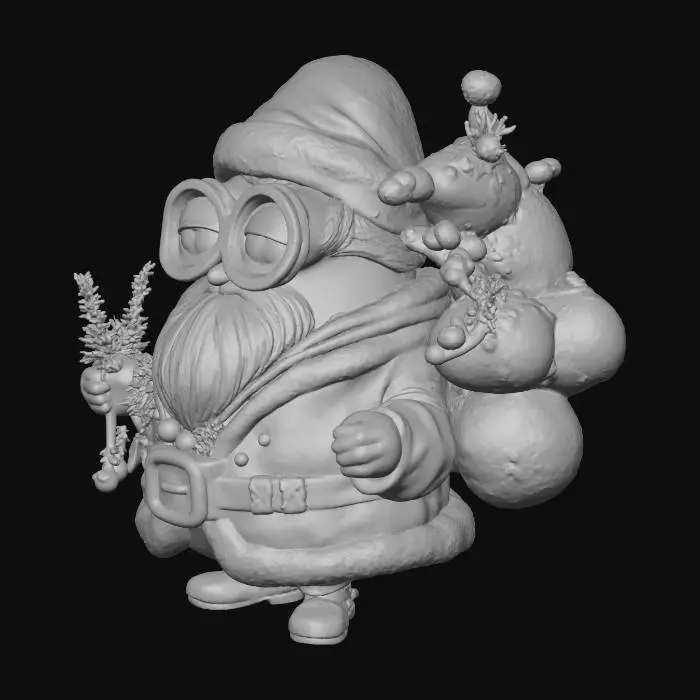 3D model for Santa Minion