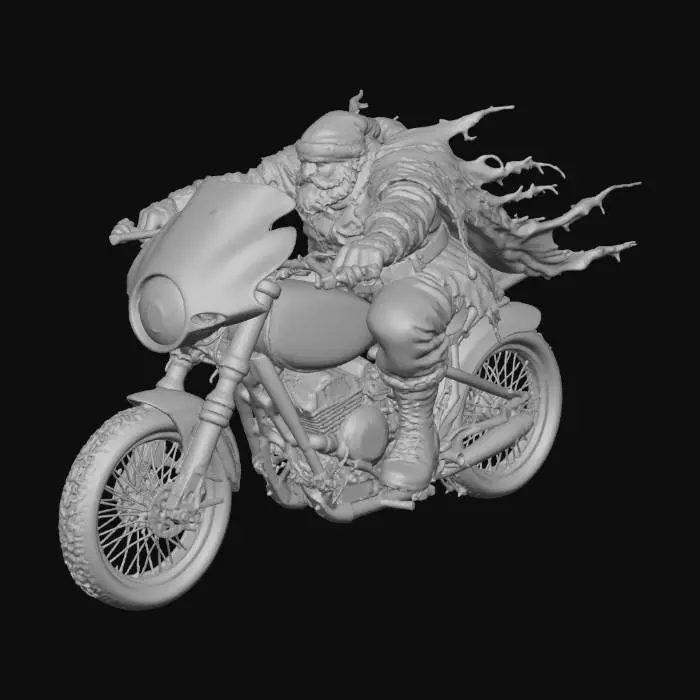 3D model for Speeding Santa