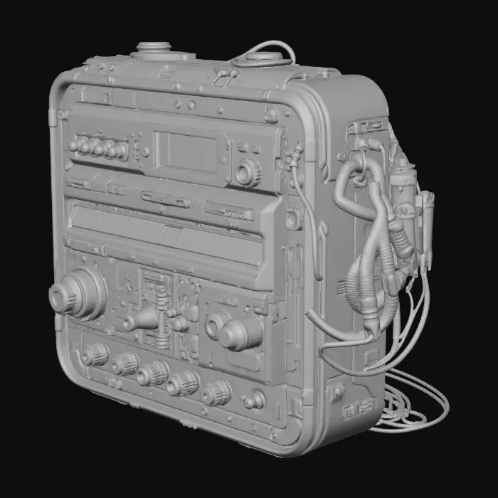 3D model for Retro Futurism Device