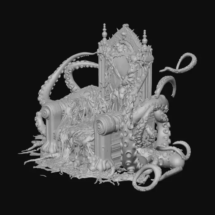 3D model for Throne of the Deep