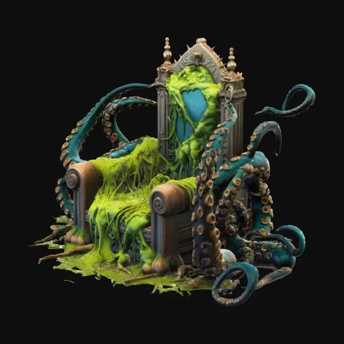 3D model for Throne of the Deep