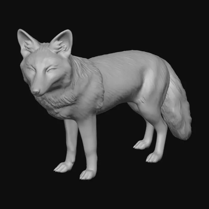 3D model for Red Fox in the Snow