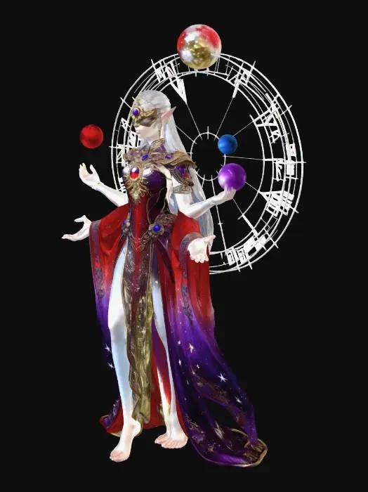 3D model for update model goddess