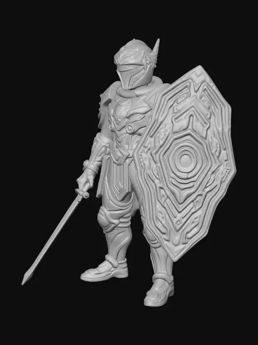 3D model for Кибер рыцарь