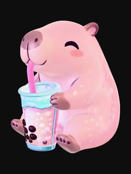 3D model for Bubble Tea Bear