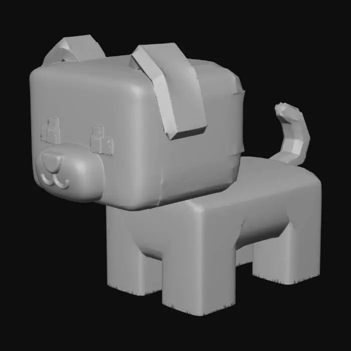 3D model for Neon Pup