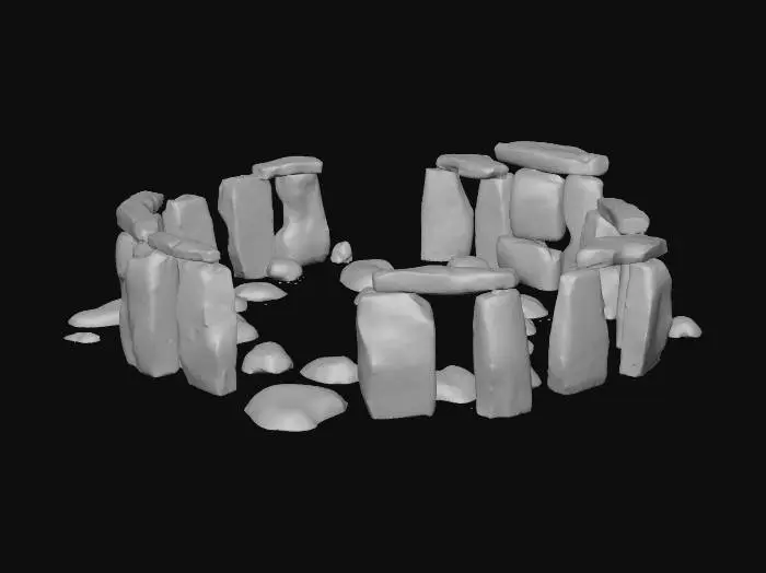 3D model for stone henge