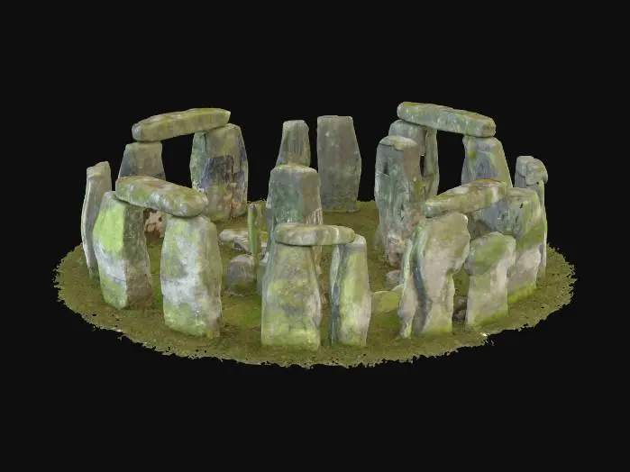 3D model for stone henge