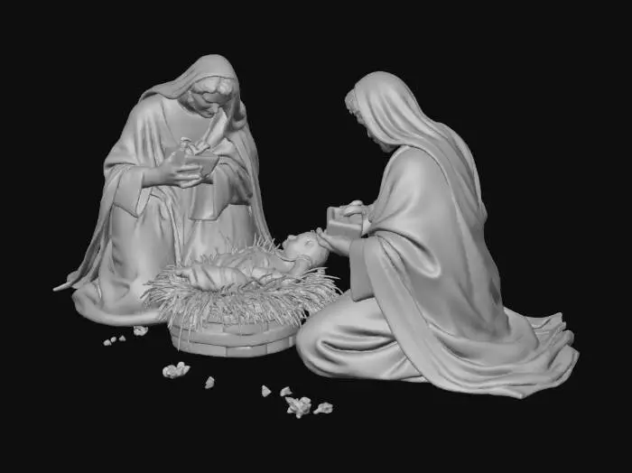 3D model for nativity scene