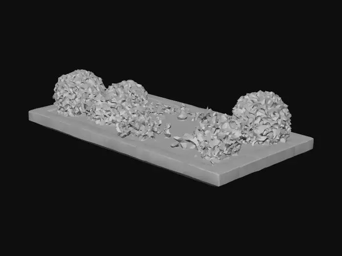 3D model for Colorful Flower Bed