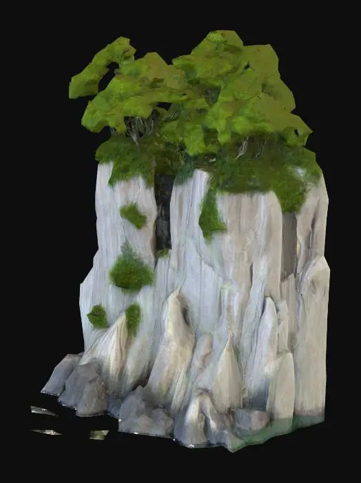 3D model for cliff side