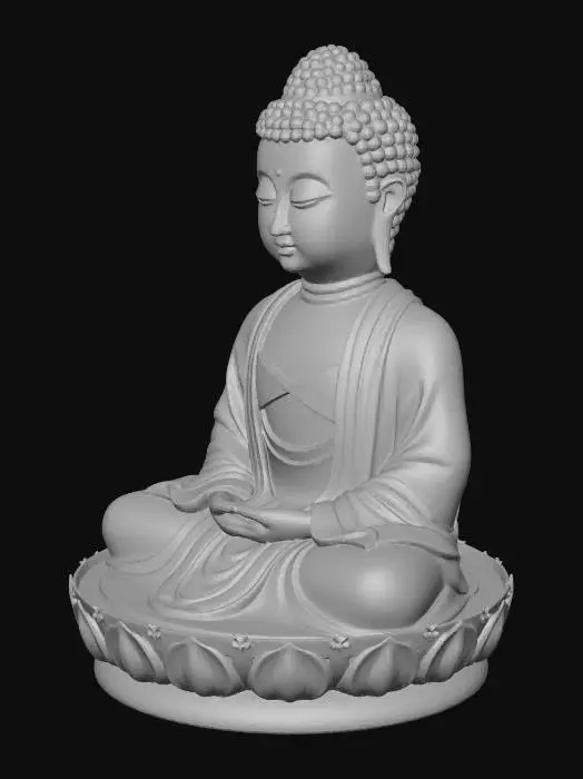 3D model for buddah statue