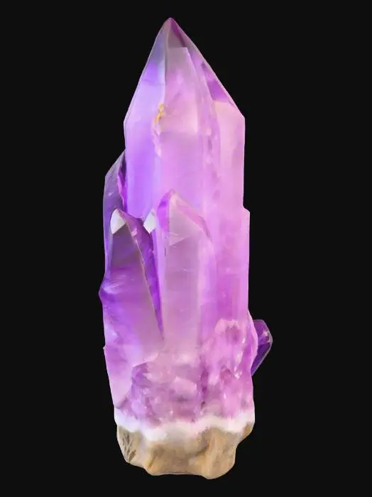 3D model for a giant amethyst crystal