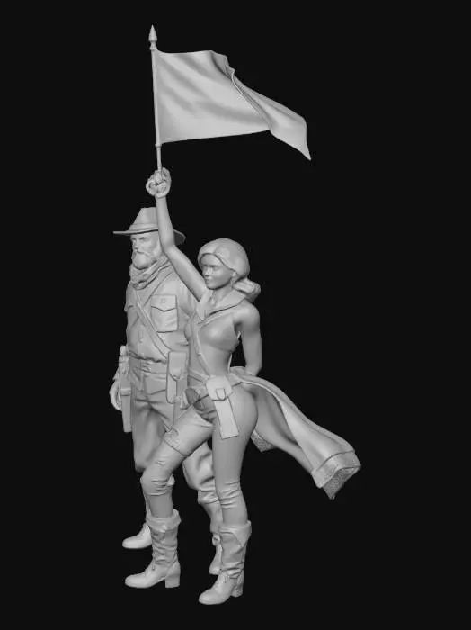 3D model for heroes of the Alamo