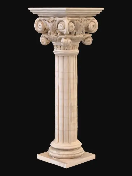 3D model for an intricate roman pillar