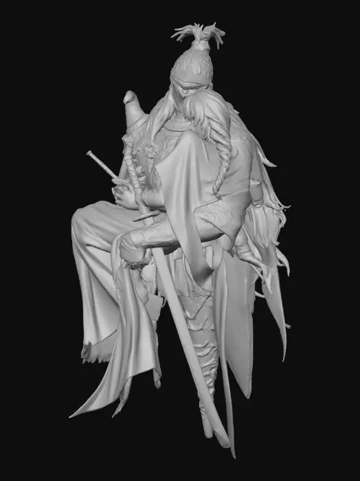 3D model for Knight's Embrace