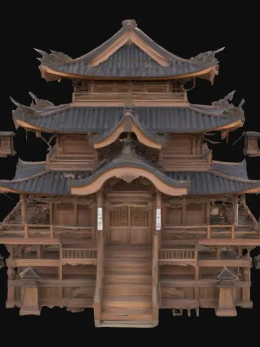 3D model for Serenity Pagoda
