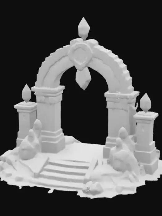3D model for Emerald Portal Shrine