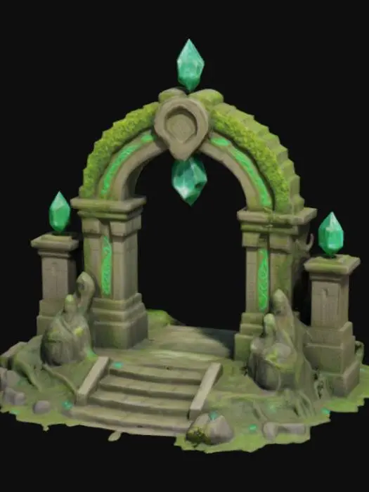 3D model for Emerald Portal Shrine