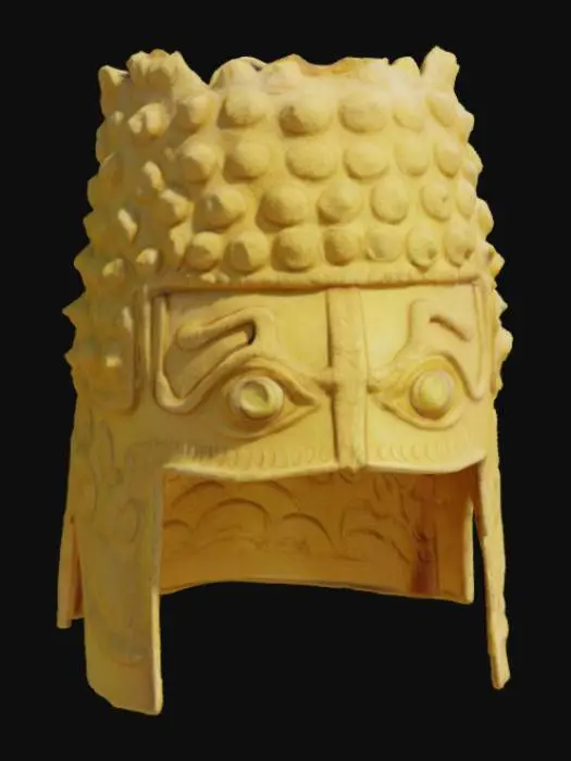 3D model for Golden Dacic Warrior Helmet, #AroundTheWorld#
