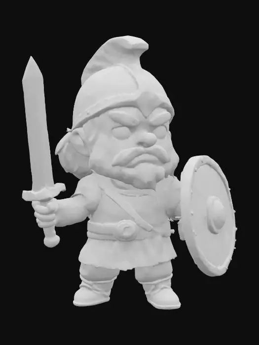 3D model for Warrior Toy Model, #AroundTheWorld#