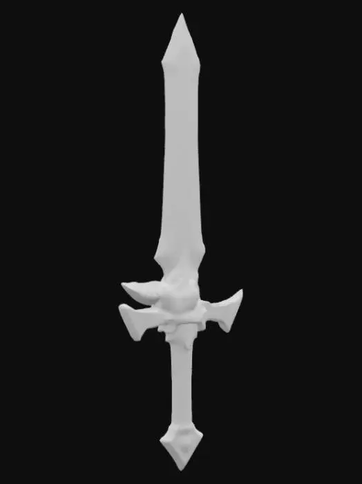 3D model for Dacic Dragon Flame Blade, #AroundTheWorld#