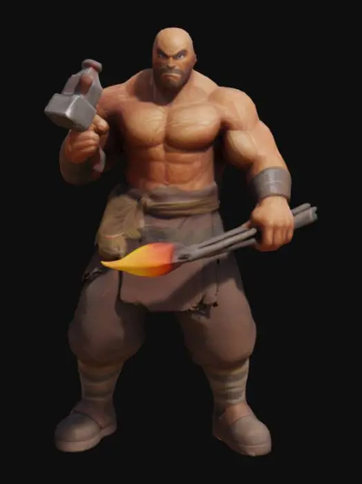 3D model for Titanic Blacksmith, #AroundTheWorld#