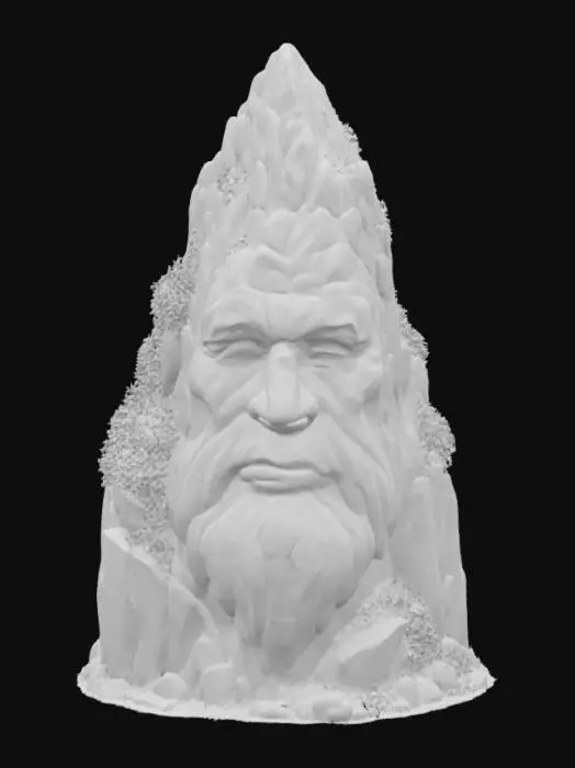 3D model for [Romania] Rock sculpture of Decebalus, #AroundTheWorld#