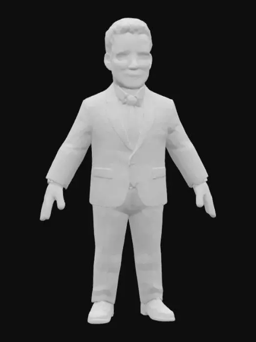 3D model for Nicușor Dan Europe Pro