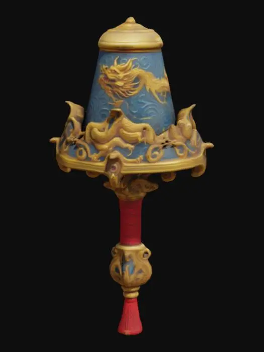 3D model for Dragon Lantern Staff