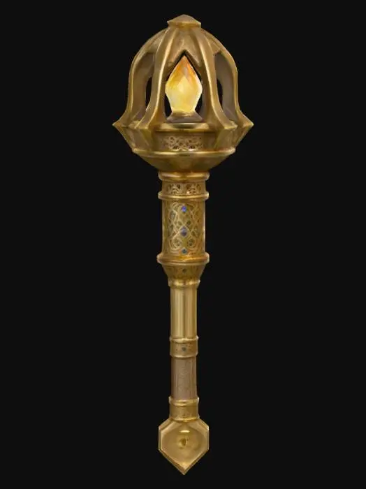3D model for Illuminated Scepter