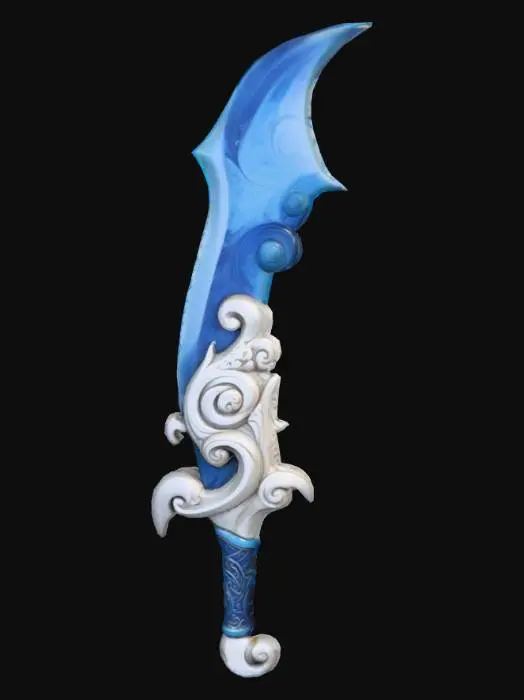 3D model for Azure Tempest Blade