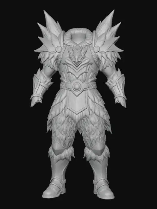 3D model for Frost Guardian Armor