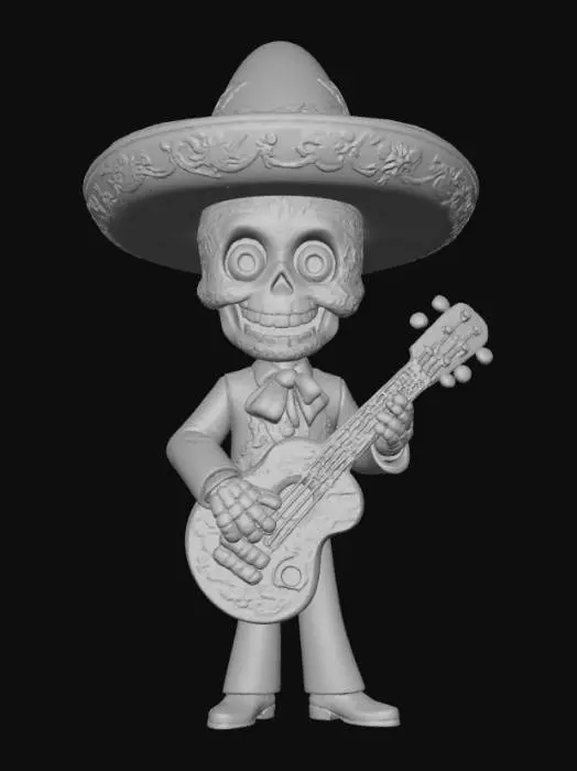 3D model for Mariachi Skeleton Serenade, #Halloween2025#