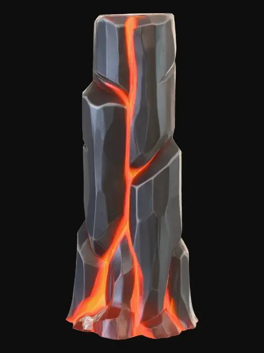 3D model for Lava Pillar